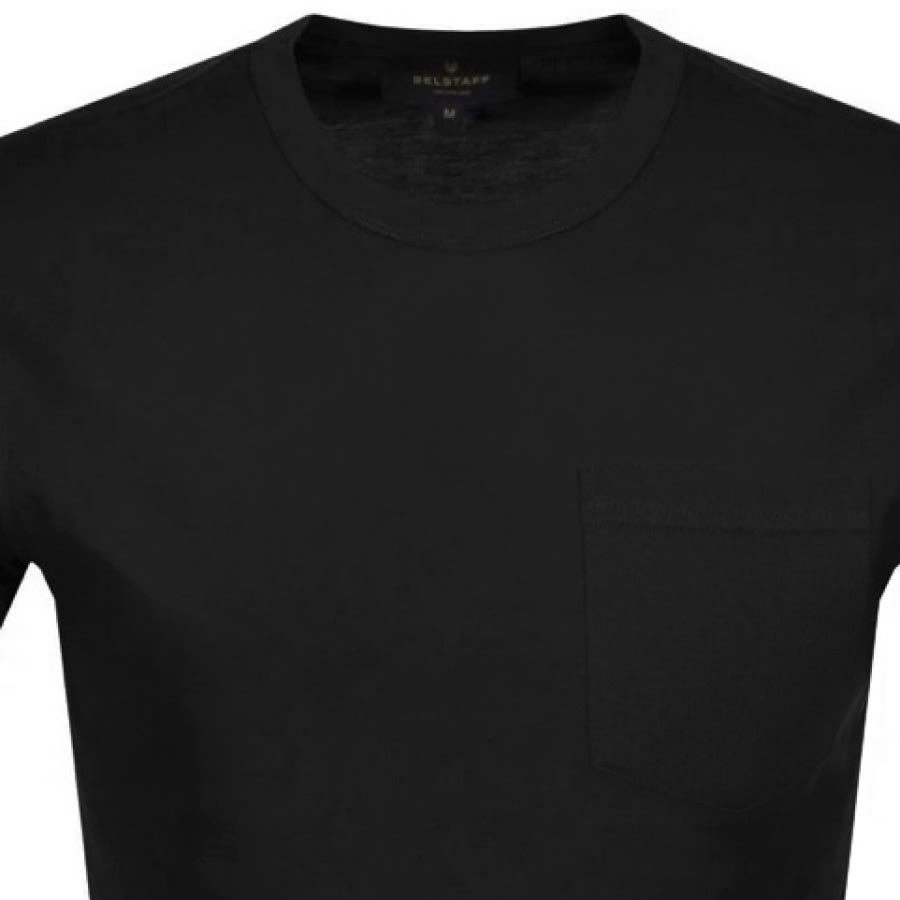 Alternative Image for ProductBelstaff Pocket Short Sleeve T Shirt Black2